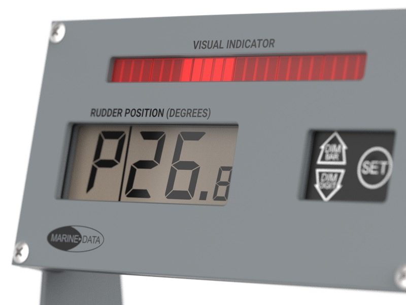MD74RDI/W Weatherproof Digital Rudder Angle Indicator MD74RDI/W Weatherproof Digital Rudder Angle Indicator
